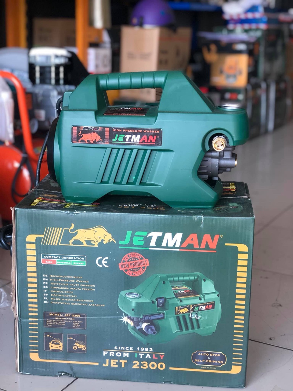 Máy Rửa Xe Mini 2300W Jetman JM2300