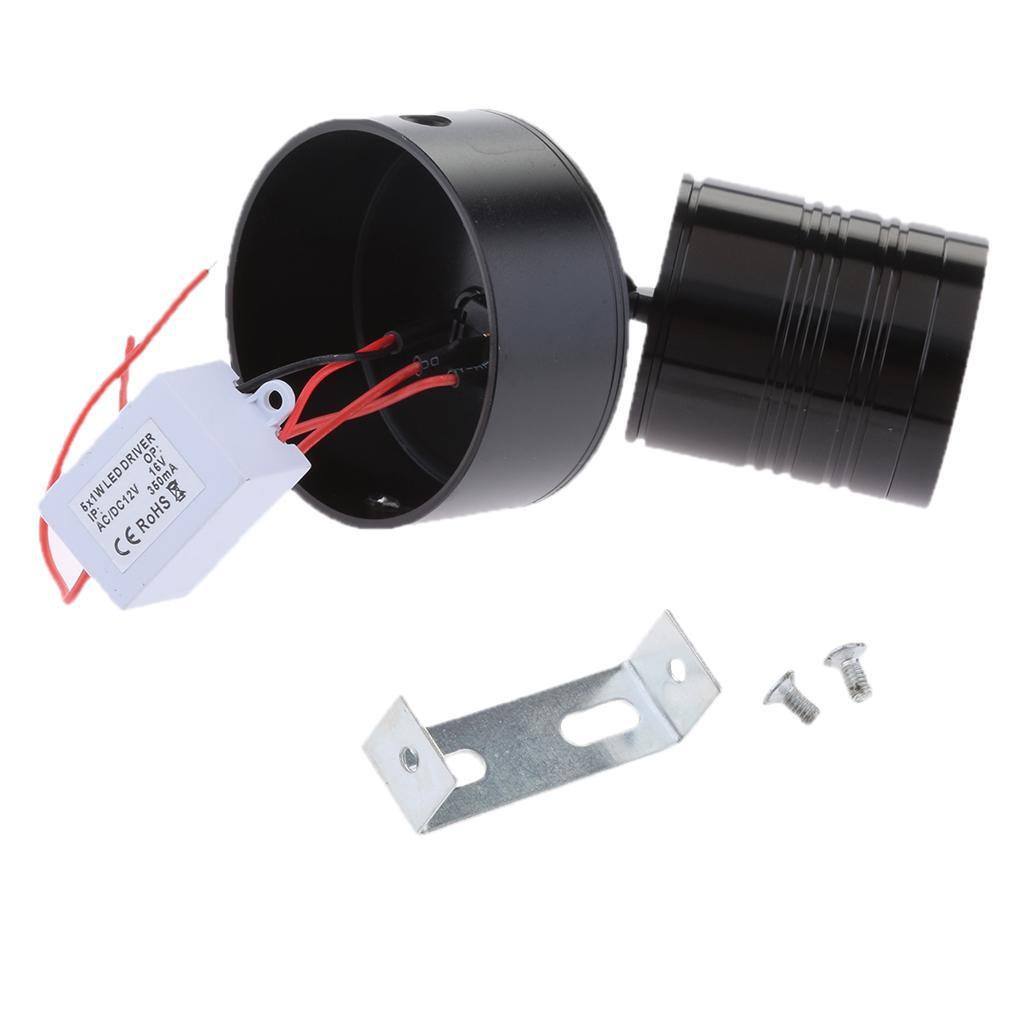 5W 12V Boat Adjustable LED Reading Light Wall Lamp with Switch Wall Mount