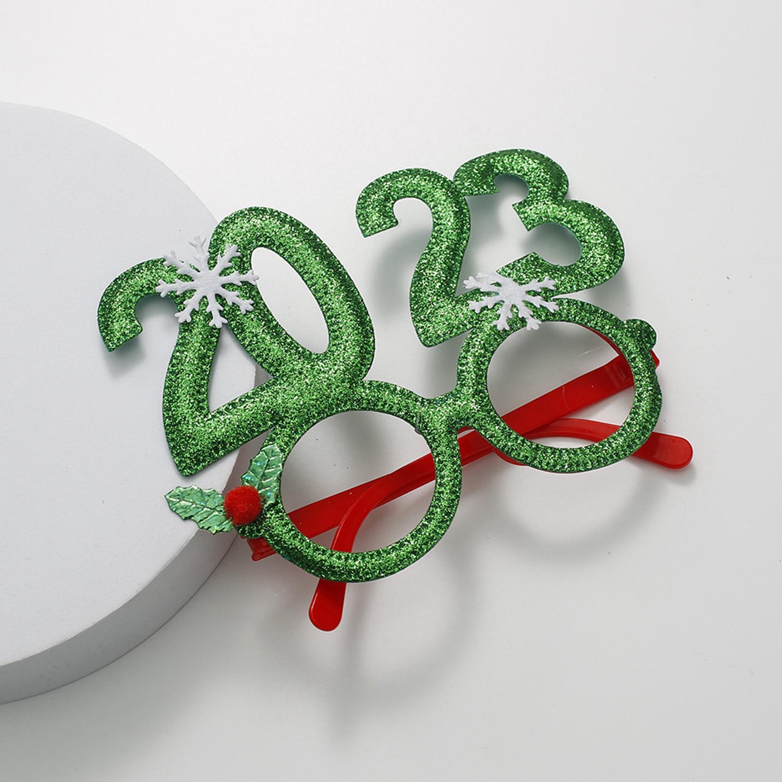 Christmas Glasses Prop Kit Christmas Decoration Costume Glasses Cosplay Glasses for Cosplay
