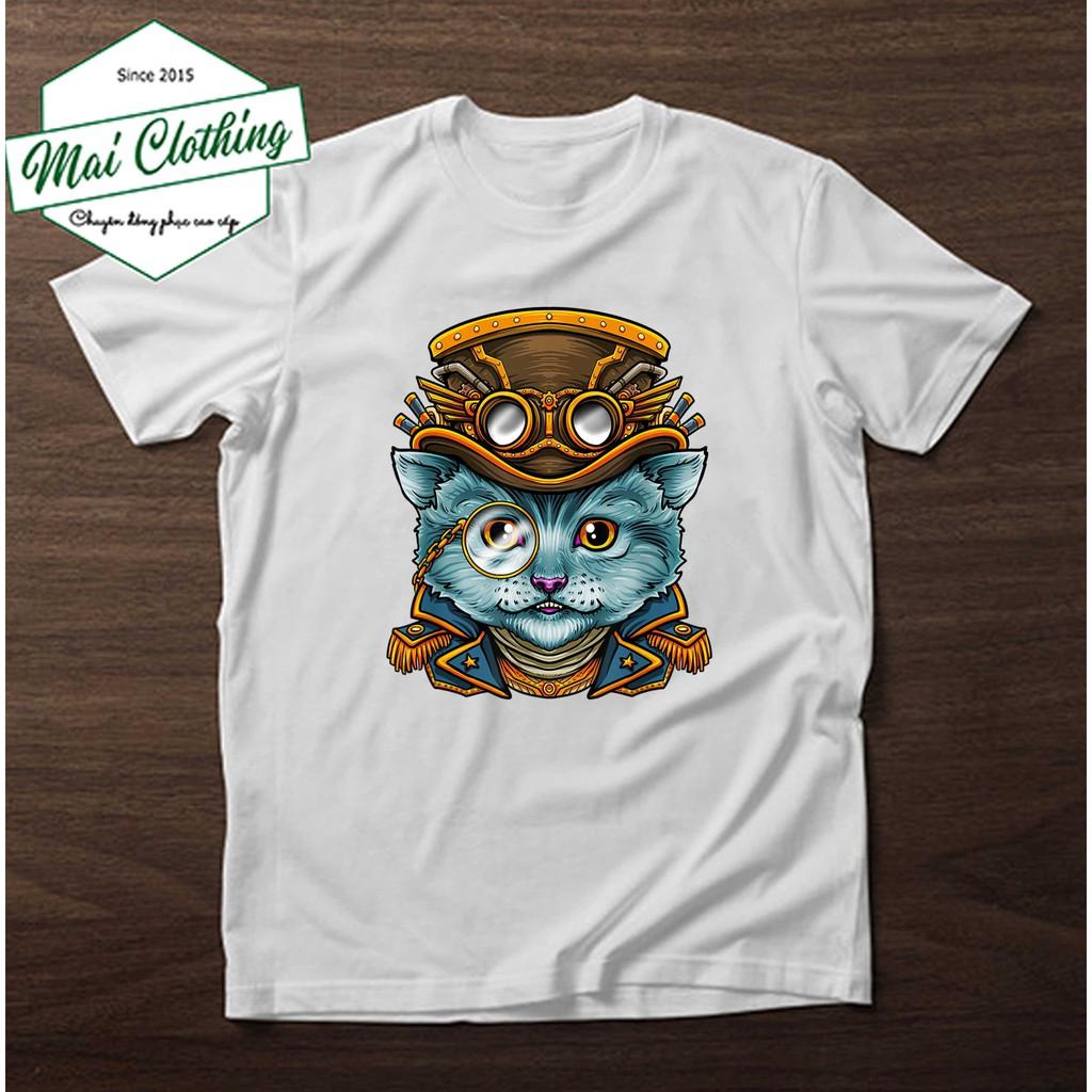 ️ Áo thun trắng Trơn Nam nữ In hình chó mèo chất liệu Cotton 100% cao cấp, giá rẻ nhất thị trường - MaiClothin