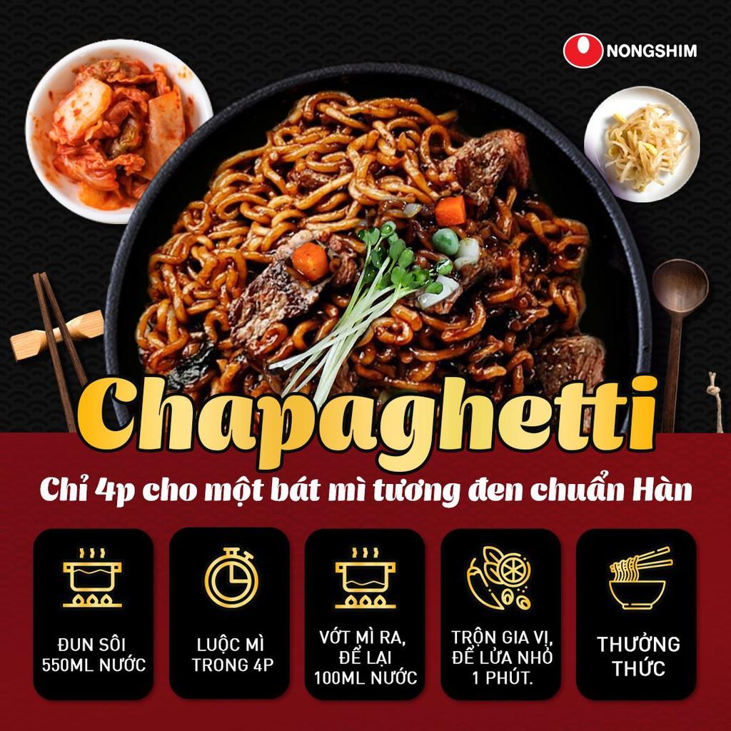 Mì Tương Đen Nongshim Cay Chapagetti Sachun 137g - Hàn Quốc