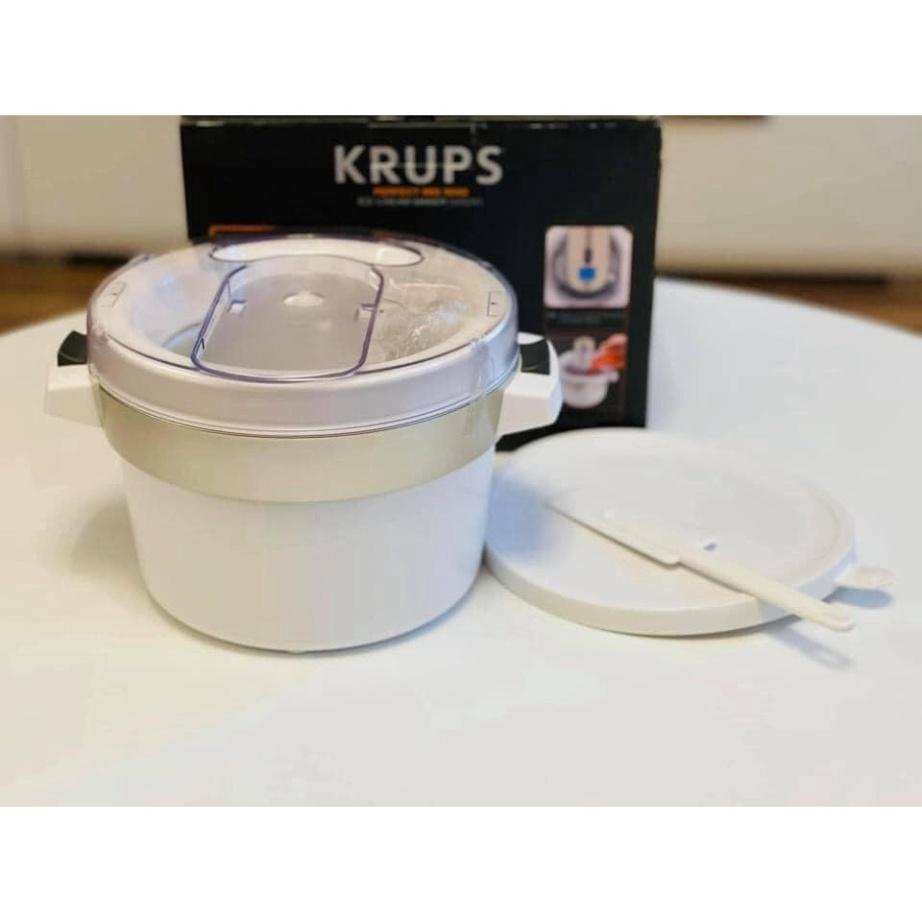 Máy Làm Kem Tươi Krups GVS241, Ice Cream Maker, Dung Tích 1.6L, Nhập Đức, BH 12 Tháng