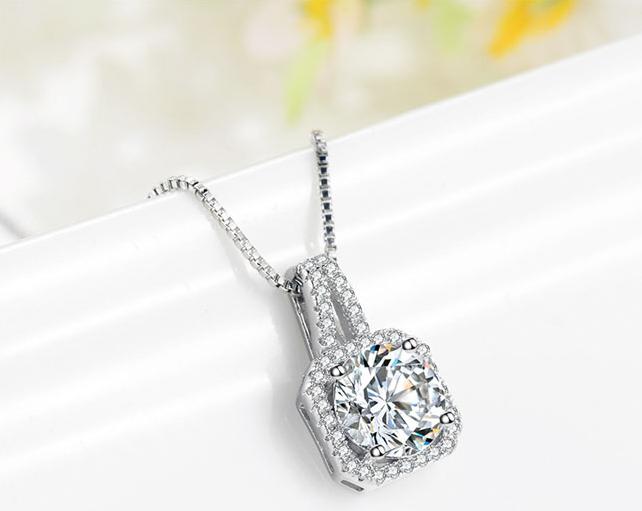 Dây chuyền vòng cổ đá zircon phong cách Hàn Quốc