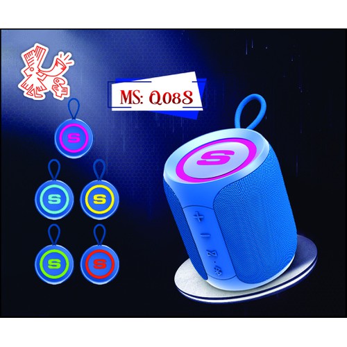 LOA BLUETOOTH KINGTA Q08S - 16 Watt - 2 Ways -Pin 2000 mAh - Chống nước & Va Đập - Hàng Chính Hãng