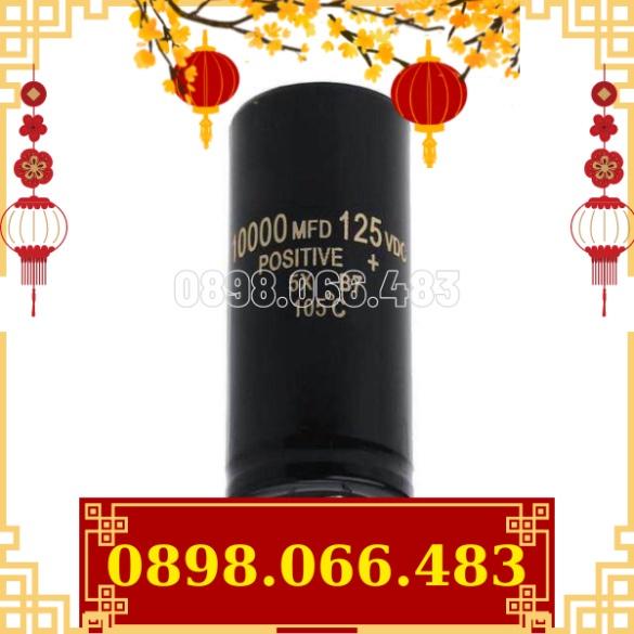 1 Chiếc Tụ Điện Điện Phân Nhôm 125V 10000Uf Mới Có Thể Thay Thế Tụ Âm Thanh 120V 100V 35X80Mm mới về
