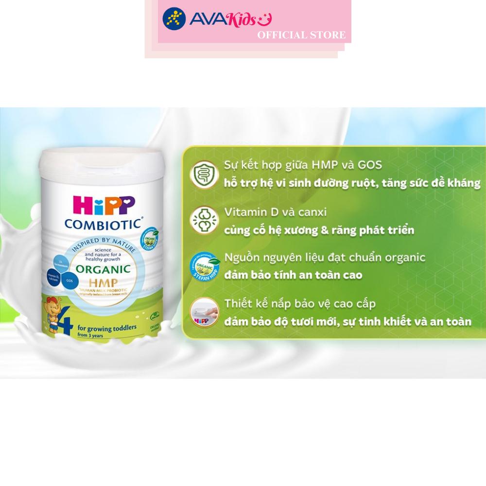 Sữa bột HiPP Organic Combiotic số 4 800g (từ 3 tuổi)