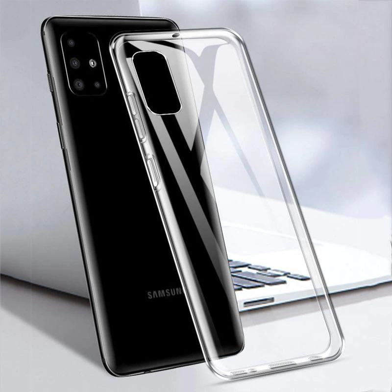 Ốp lưng silicon dẻo trong suốt mỏng 0.6mm cho Samsung Galaxy M51 hiệu Ultra Thin độ trong tuyệt đối chống trầy xước - Hàng nhập khẩu