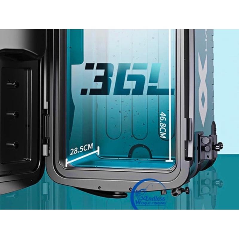 Thùng câu đài lianqiu hàng loại 1 chính hãng LQ 216 tải trọng 32 lít
