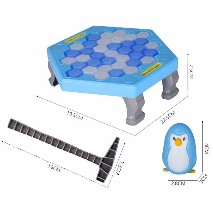 Bộ Đồ Chơi Phá Băng Bẫy Chim Cánh Cụt Penguin Trap Siêu Vui Nhộn