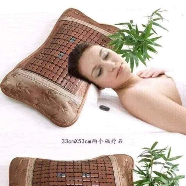 Gối trúc mây siêu thoáng, siêu mát