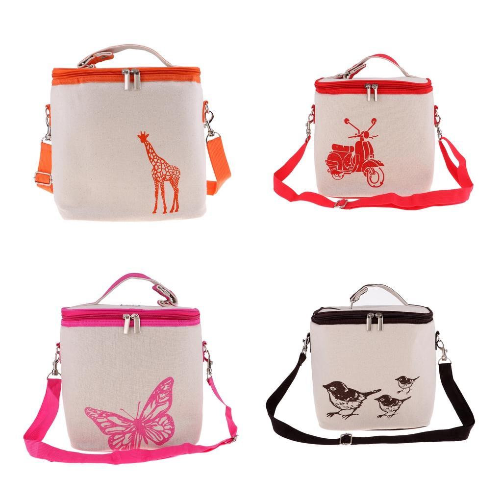 Outdoor Camping Insulated Cool Bag Lunch Box Picnic Lunch Container for Family Outdoor Camping Hiking Picnic BBQ 23x16x24cm
