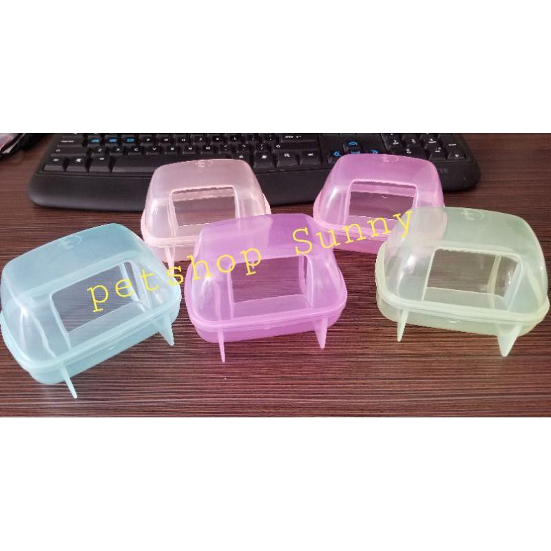Nhà tắm nhựa vuông nhỏ hamster Made in Thailand