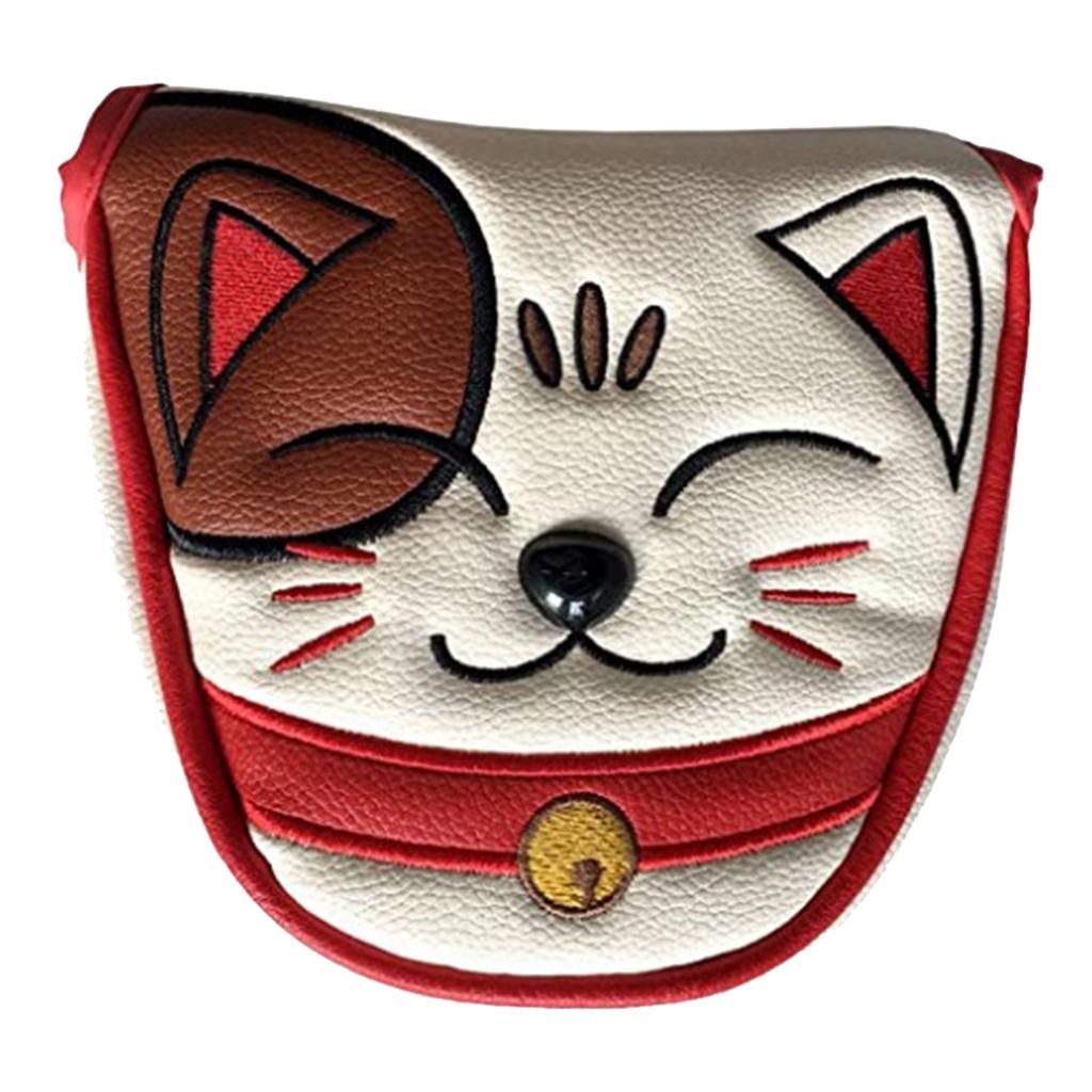 Waterproof Golf Mallet Head Cover Magnetic Center Putter Headcover Protector