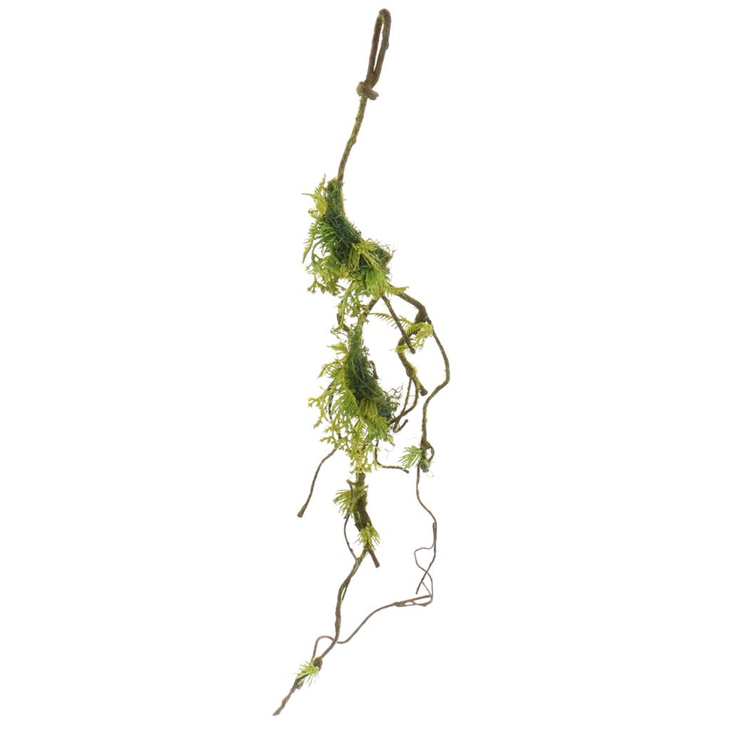 Artificial Hanging Fern Leaf Green Vine Plants Panel Garland Wall Decoration