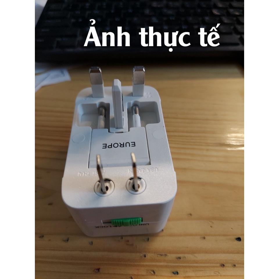 Đầu Chuyển Phích Cắm Đa Năng All in One | Chuyển Đổi Phích Cắm 2 Chấu - 3 Chấu - Theo Tiêu Chuẩn Nhiều Nước