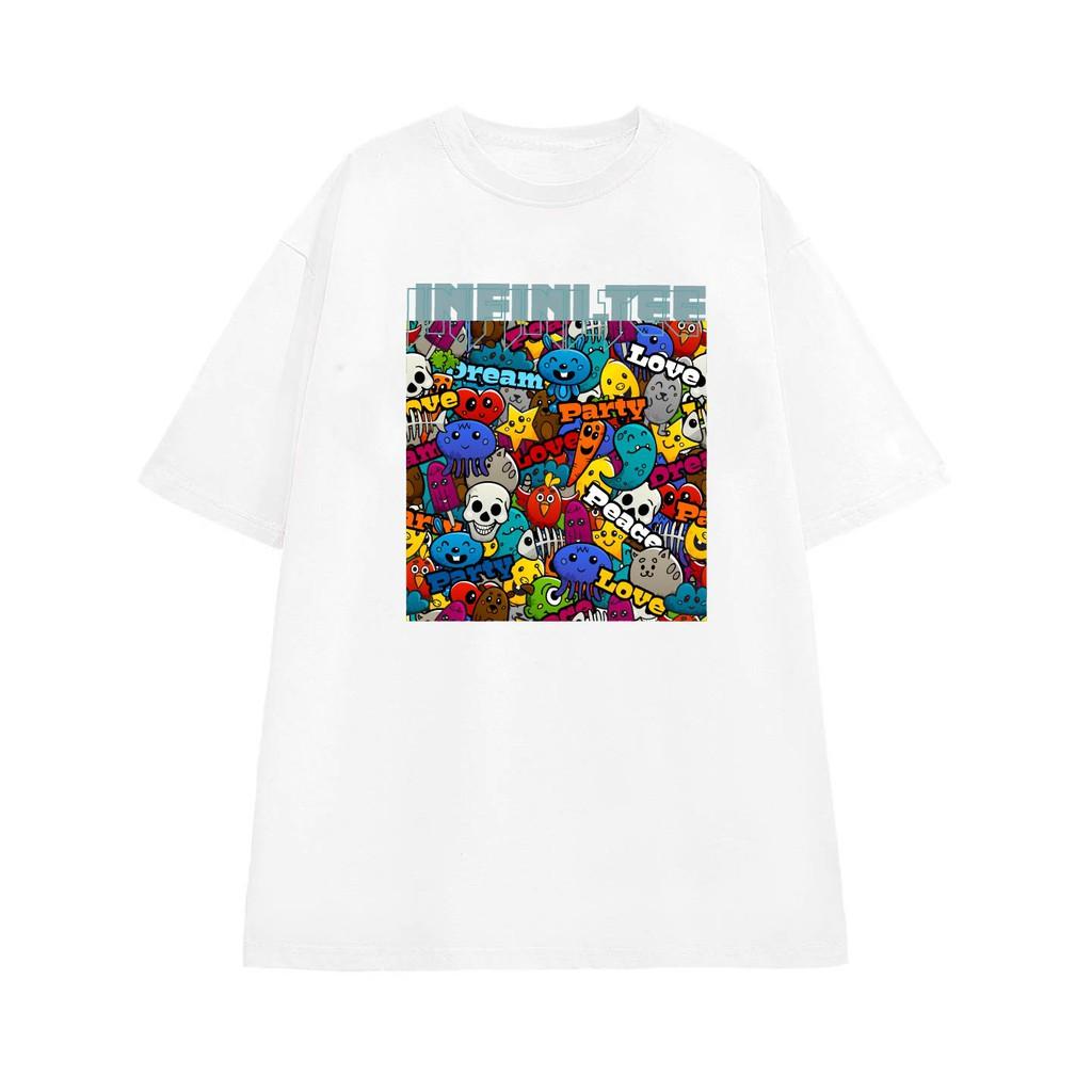 Áo thun in hình FNI.367, Thun 100% COTTON - form rộng UNISEX.
