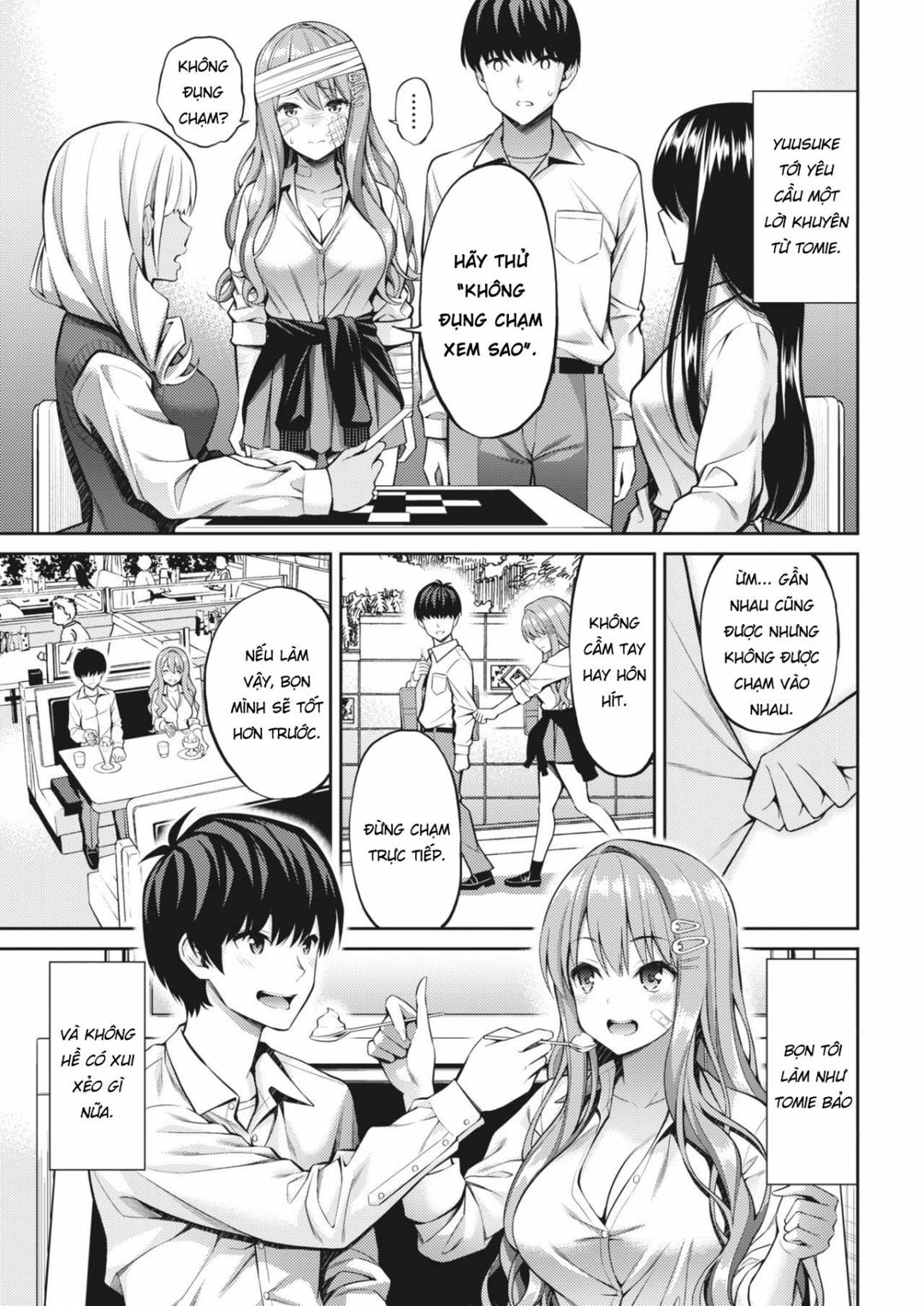 hôn & làm tình & yêu gián tiếp chapter 1 5