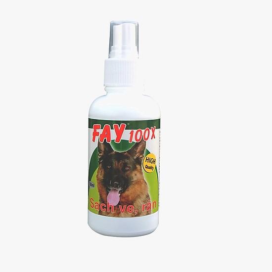 Xịt Ve Rận Fay 100X 100ml