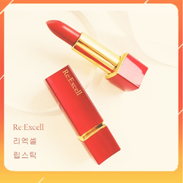 Son môi Re:Excell LIPSTICK, hàng nhập khẩu LB Cosmetic HÀN QUỐC không chì, chống thâm môi, chiết xuất từ thiên nhiên, dưỡng môi mềm mịn, lên màu môi chuẩn, bền màu tới 24h, không chứa chất độc hại với sức khỏe, 3,5g