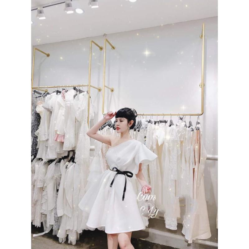 Đầm lệch vai, váy lệch vai_ kiểm tra khi nhận