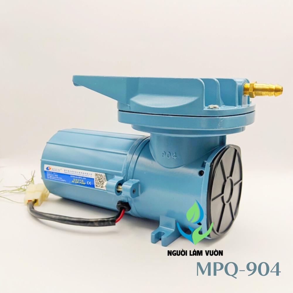 Máy thổi oxy hồ cá - Máy sục oxy bể cá dùng ắc quy 12V thương hiệu RESUN công suất 60W model MPQ-902