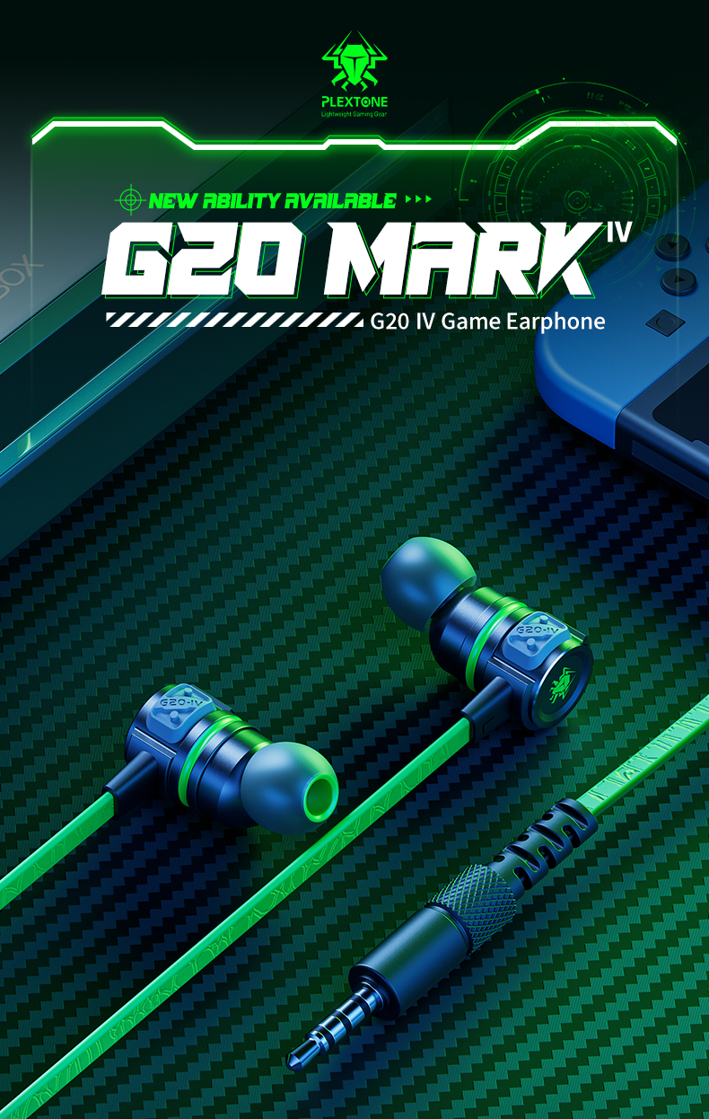 Hình ảnh Tai Nghe Gaming Có Mic Plextone G20 New Edition - Hàng Chính Hãng