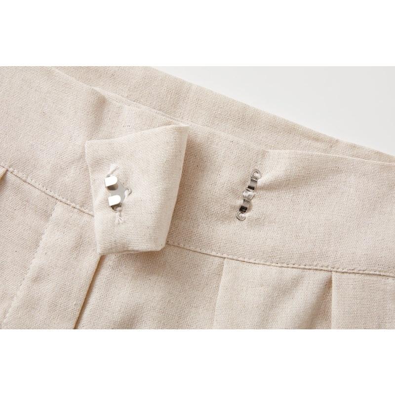 QUẦN BAGGY LINEN KEM