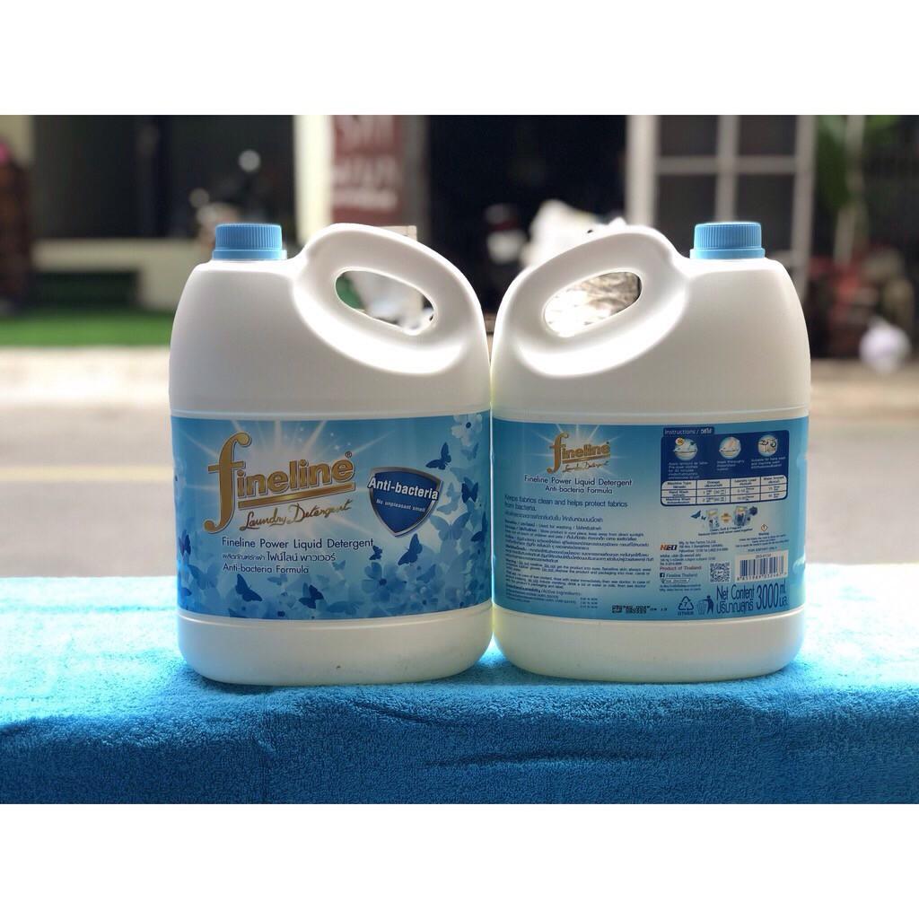 Nước giặt xả quần áo FINELINE TÍM Thái Lan 3000ml