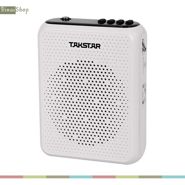 Takstar E300W- Tặng túi rút đựng máy trợ giảng - Máy Trợ Giảng Không Dây UHF, Kết Nối Bluetooth, Công Suất 10W Cho Giáo Viên, Bán Hàng- Hàng chính hãng