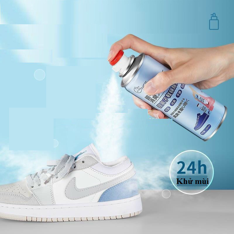 Chai xịt khử mùi giày, dép chống hôi chân, diệt khuẩn hiệu quả đến 24h dung tích 260ml