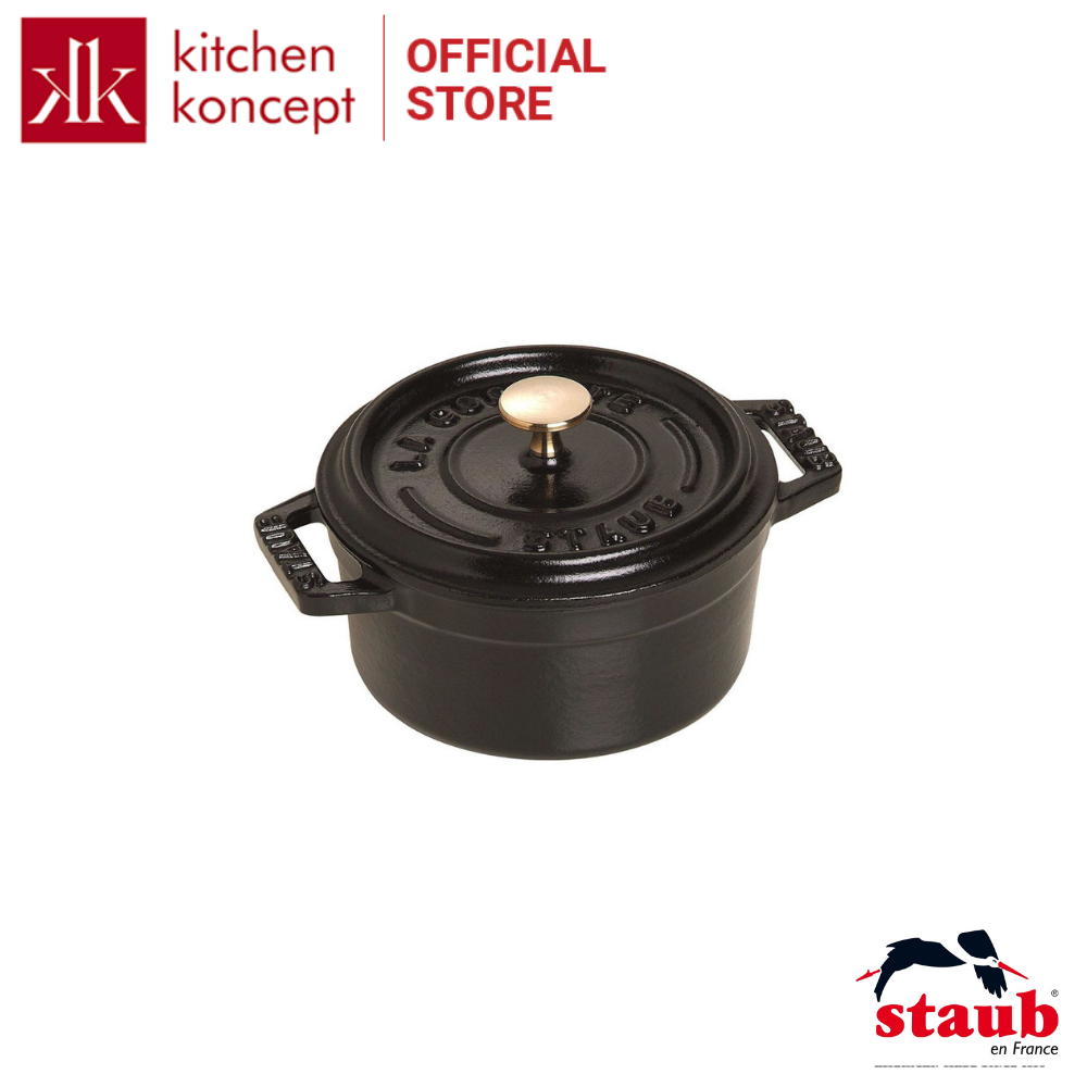 Nồi Gang Tròn Staub Màu Đen - Nhiều Kích Cỡ - 16