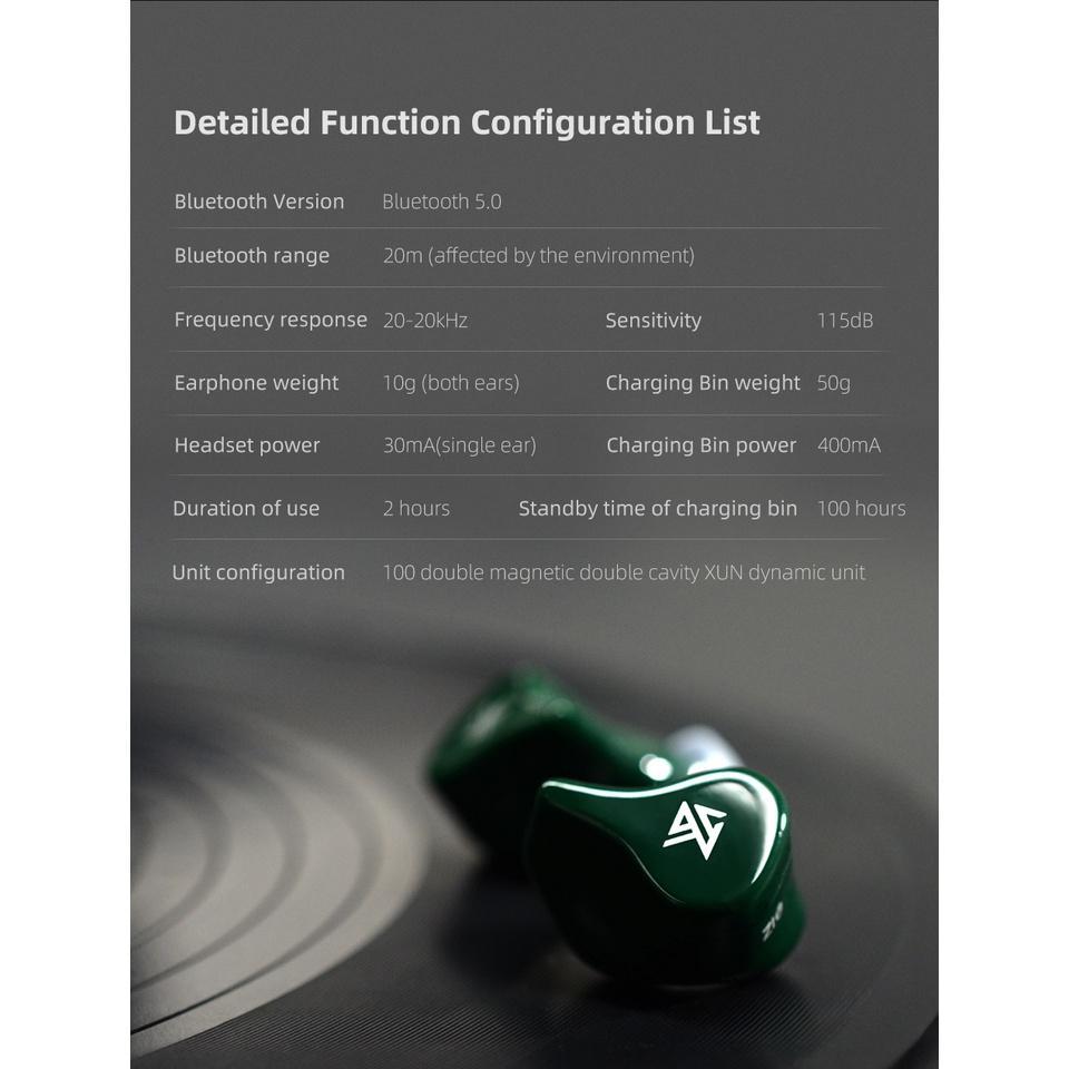 Tai nghe không dây KZ Z1 TWS Bluetooth 5.2/ 5.0 chống ồn chất lượng cao