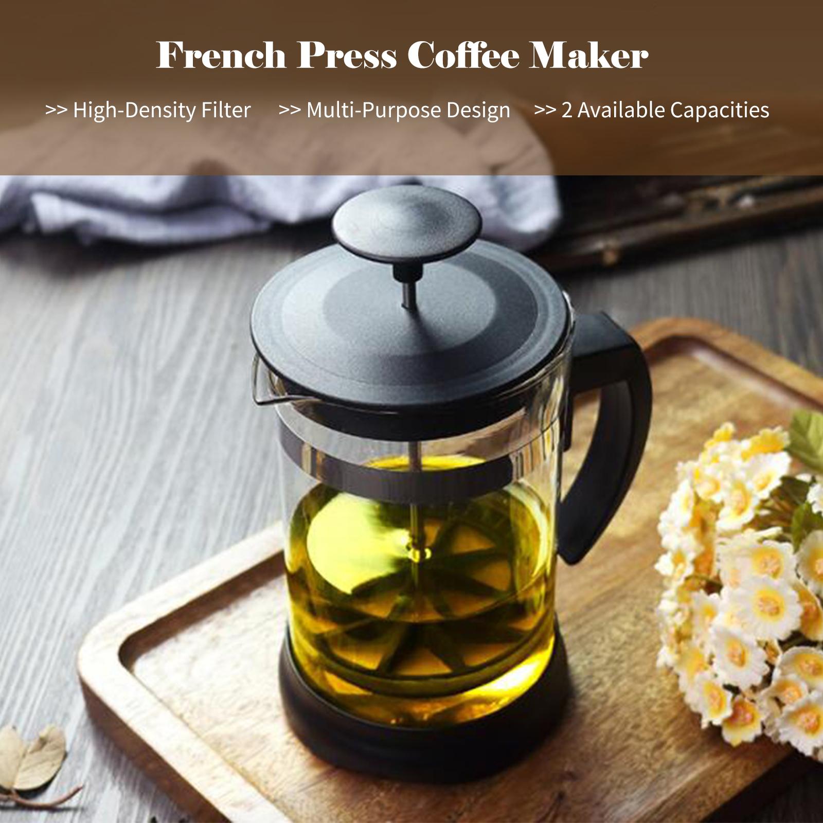 Máy Pha Cà Phê Của Pháp Presser Coffee Presser Chứng Thủy Tinh Chống Nhiệt Cho Máy Pha Trà Với Bộ Lọc Mật Độ Cao