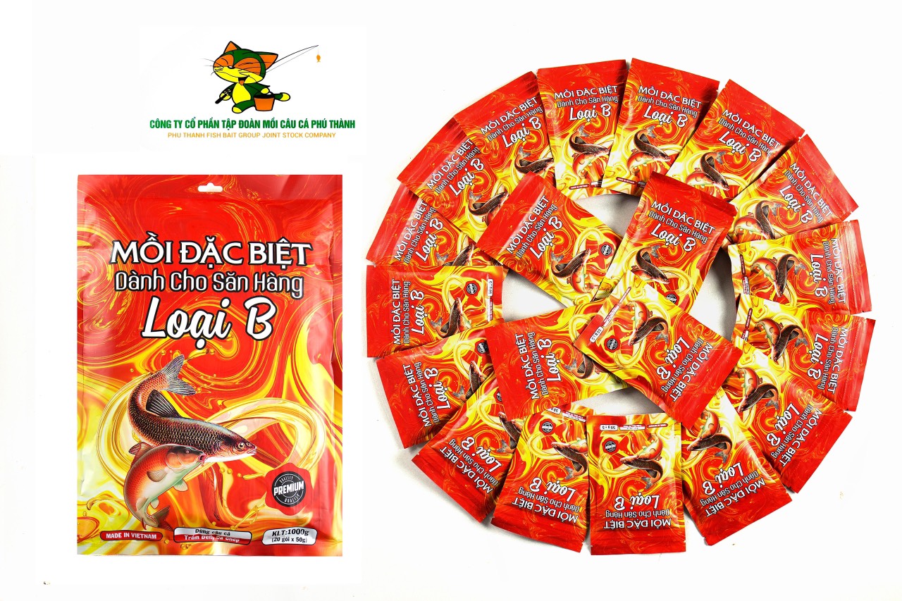Mồi đặc biệt Loại B. Mồi câu cá Phú Thành