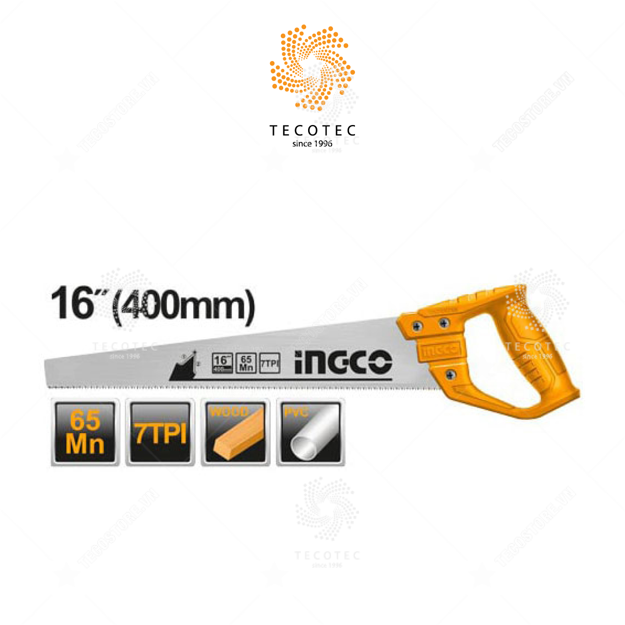 Cưa tay lá liễu INGCO HHAS08400