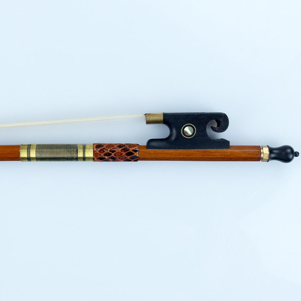 Well Balanced Round Full Size 4/4 Brazilwood Mongolian Horsehair Violin Bow