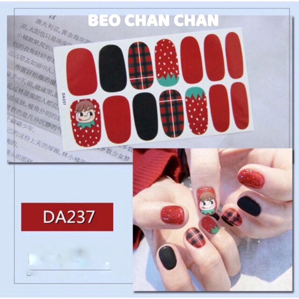 Set dán móng tay Nails dán nghệ thuật nhiều màu - có ngay bộ móng đẹp trong 5 phút (Nail wraps / Nail stickers) CAM03