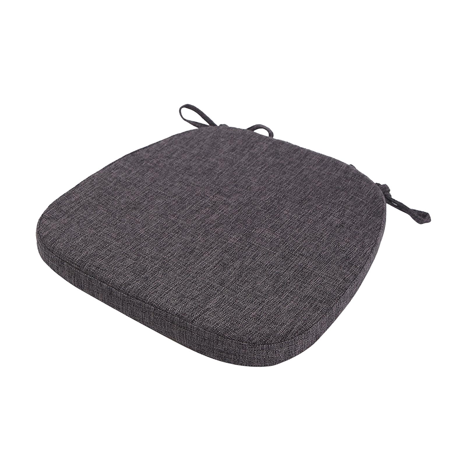 Chair Seat Cushion Pad Office Home Chair Cushion Chair Pad Black Grey