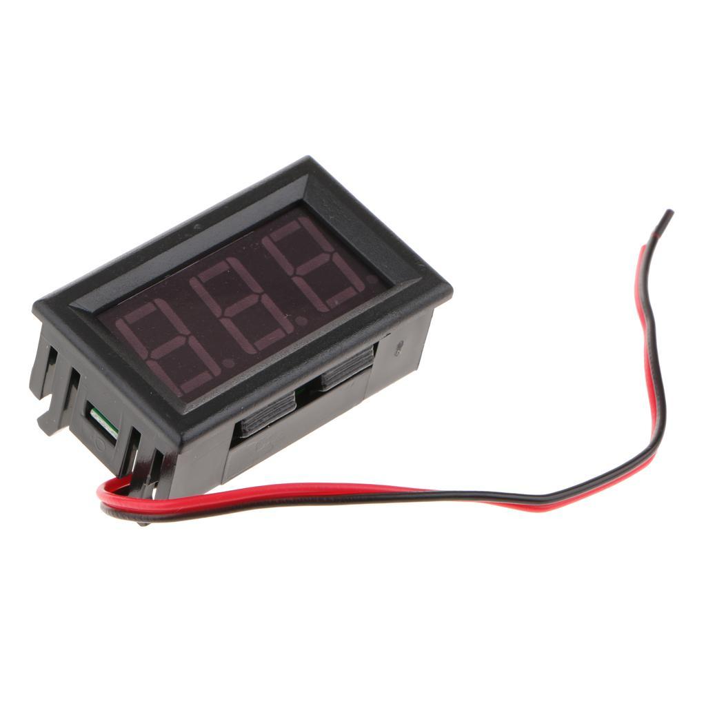 0.56" Digital Volt Meter Voltmeter Panel 2 Wire AC70-500V Reverse Protection