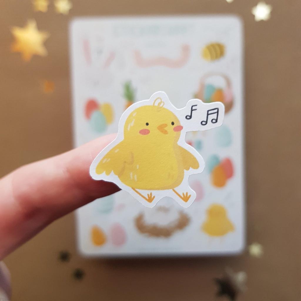 Sticker Sheet EASTER  Chuyên dán sổ  Bullet Journal Stickers, Sticker Phục Sinh, Sticker Ngày Lễ Hội - CHƯA CẮT