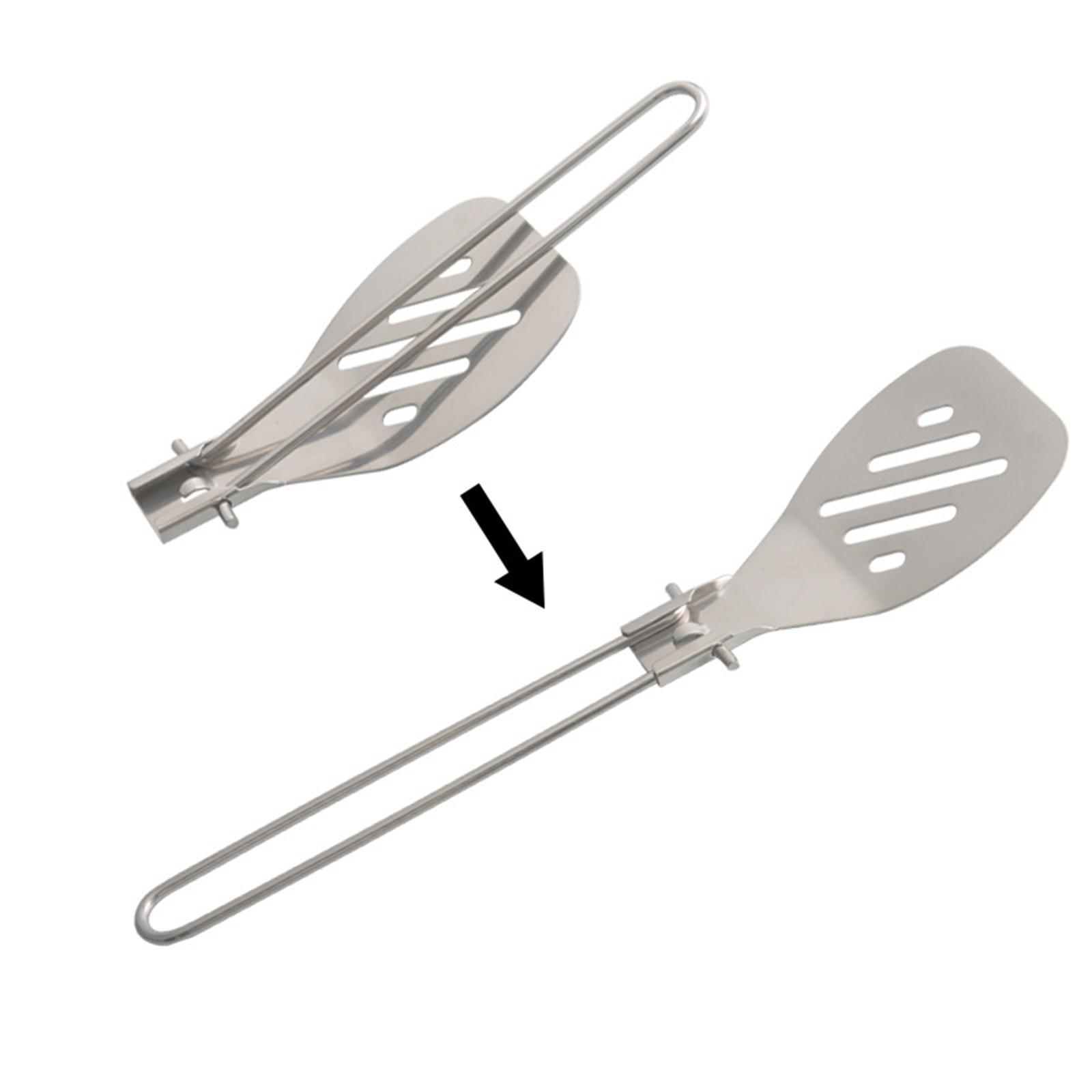 Stainless Steel Camping Cutlery Folding Cookware Outdoor Tableware for Camping Picnic