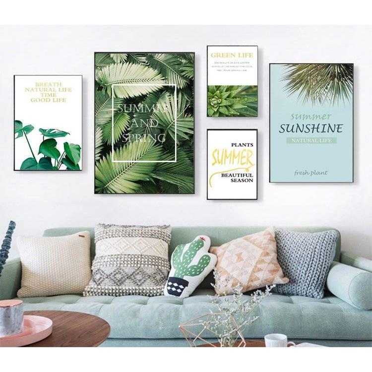 Tranh treo tường trang trí phòng khách, phòng ngủ. Tặng kèm khung và đinh ba chân treo tranh chuyên dụng, PVP-TP212