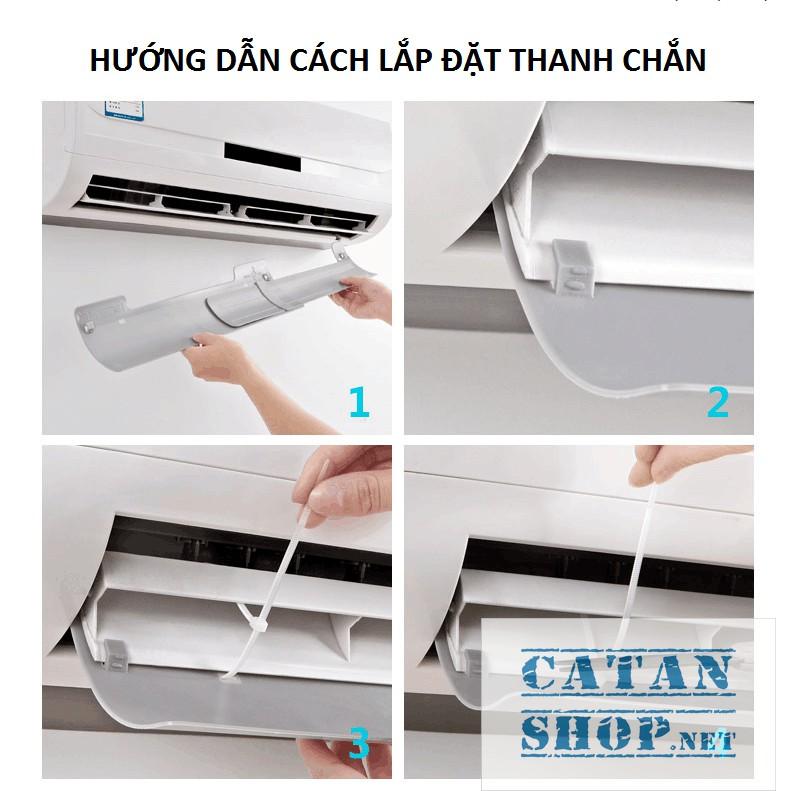 Tấm chắn điều chỉnh hướng gió cho máy lạnh, thanh cản gió điều chuyển hướng gió cho điều hòa GD260-TChanGio