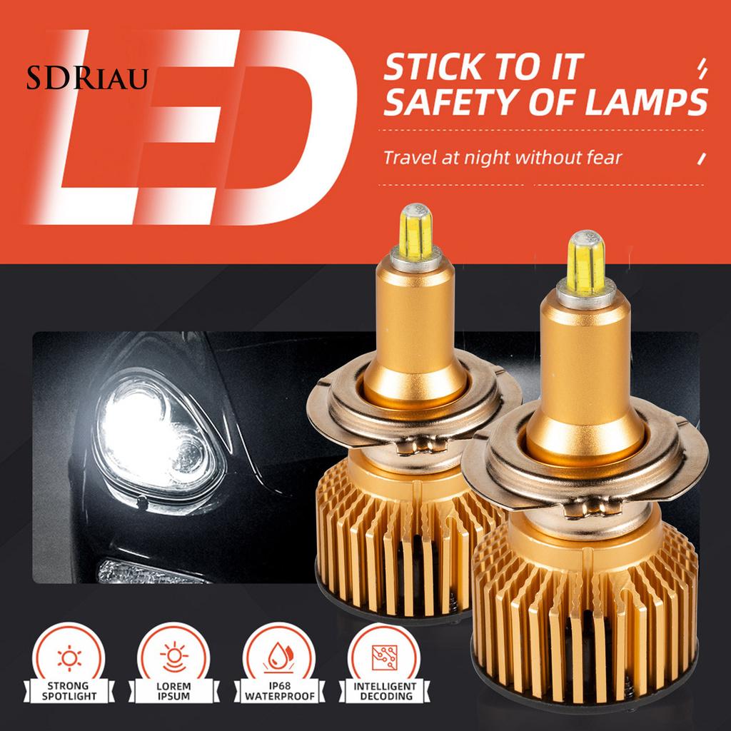Set 2 Bóng Đèn Pha Siêu Sáng 6000k 9-30v 18led Cho Xe Ô Tô