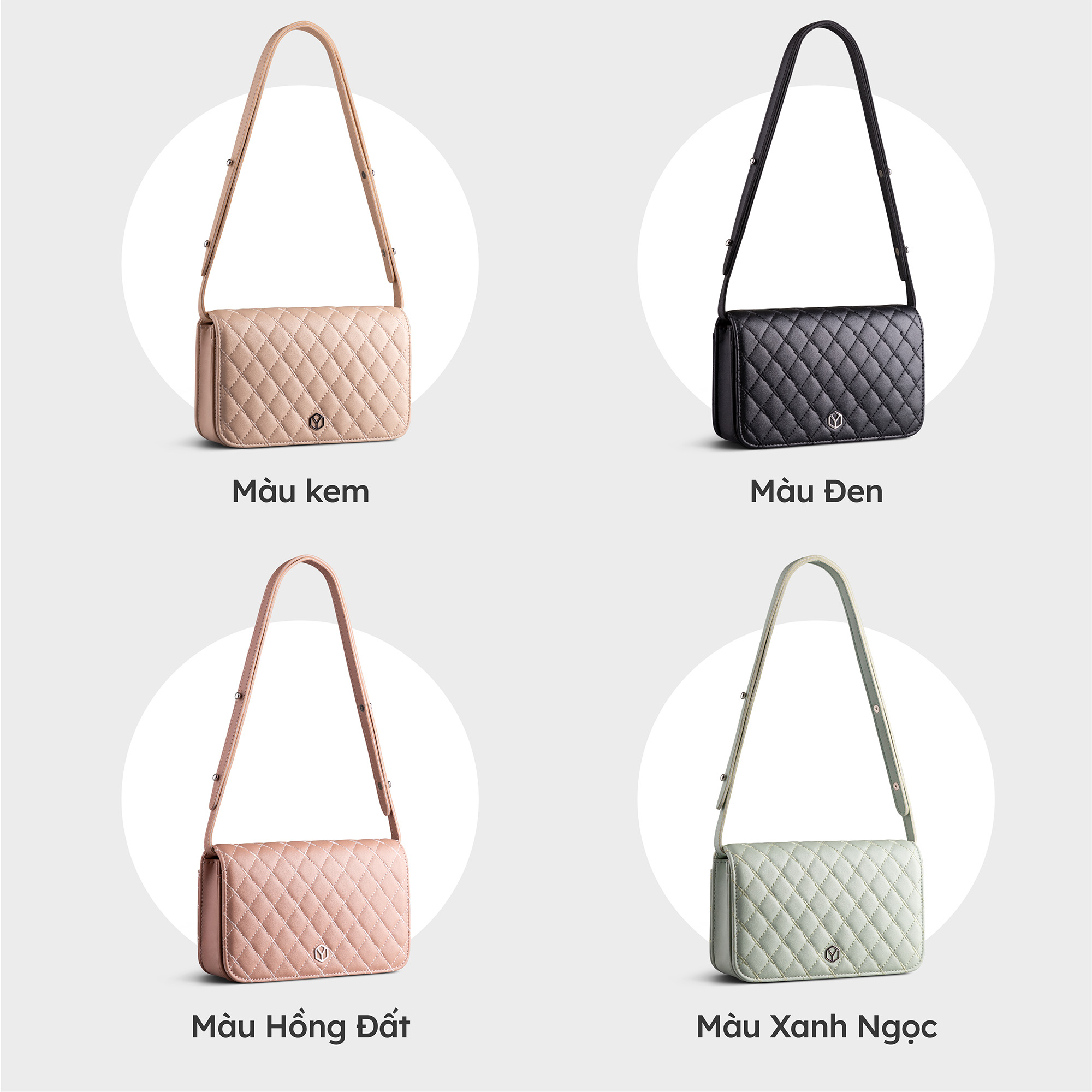 Túi Yuumy ( Thời trang nữ đi tiệc size 20 - Túi đeo chéo da Seasand YN163 )