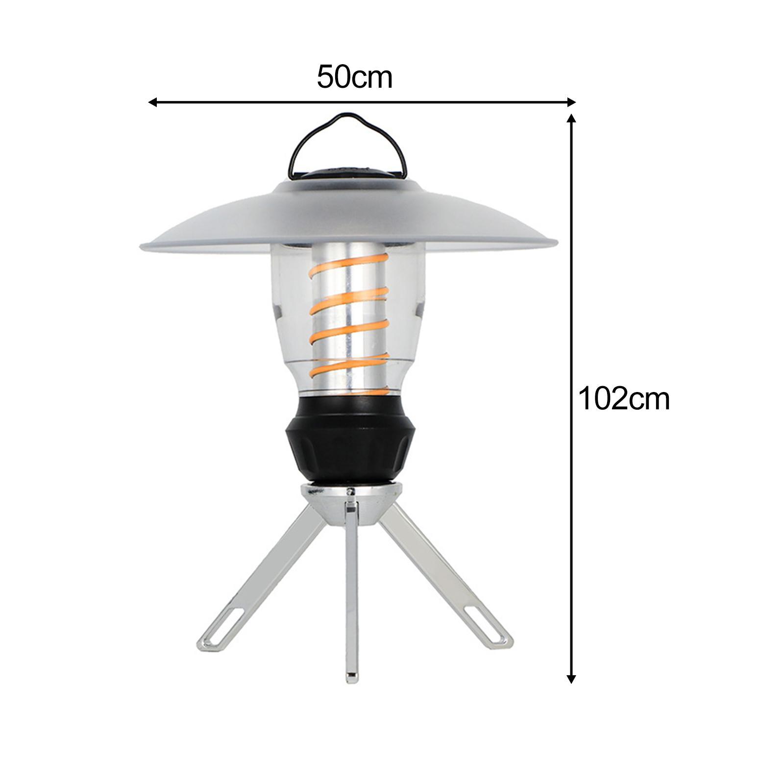 Camping Lantern with Tripod Dimmable Rechargeable LED Camping Tent Light