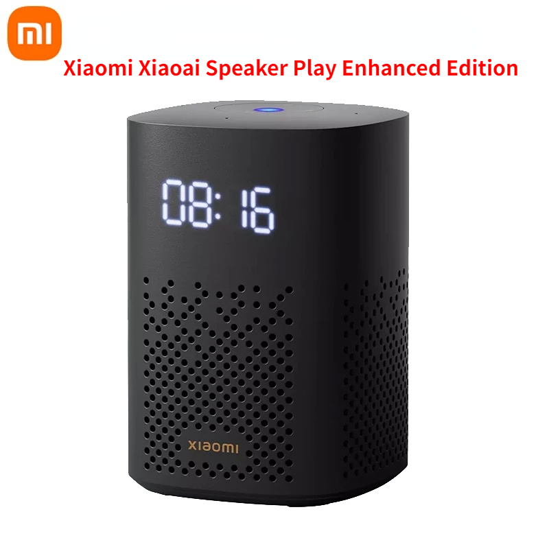 Xiaomi Xiaoai Bluetooth Loa chơi nâng cao Phiên bản LED Digital Hiển thị đồng hồ hồng ngoại WiFi Loa Player Trình phát nhạc thông minh Color: add UK adapter