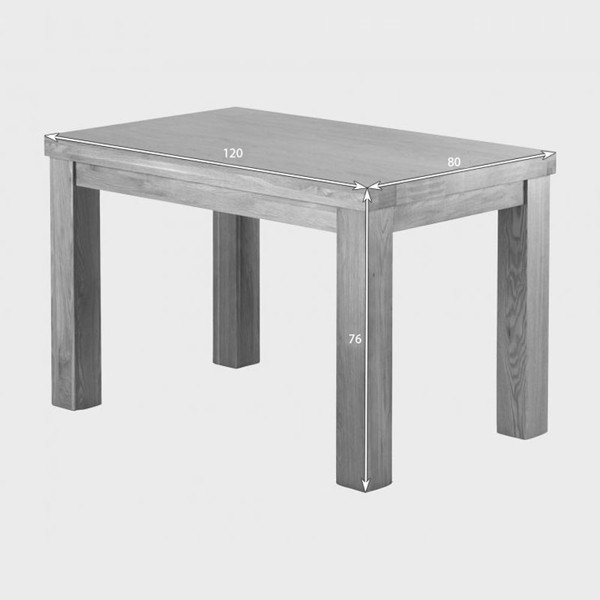 Set Bàn Ăn 4 Ghế Gỗ Sồi Mỹ Cao Cấp 80 x 120 Màu Gỗ Sồi Mỹ Tự Nhiên Sang Trọng & Bền Bỉ