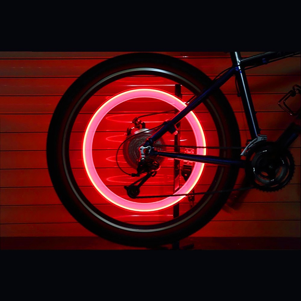2 Đèn led neon gắn van xe đạp xe máy - Hàng Chính hãng dododios