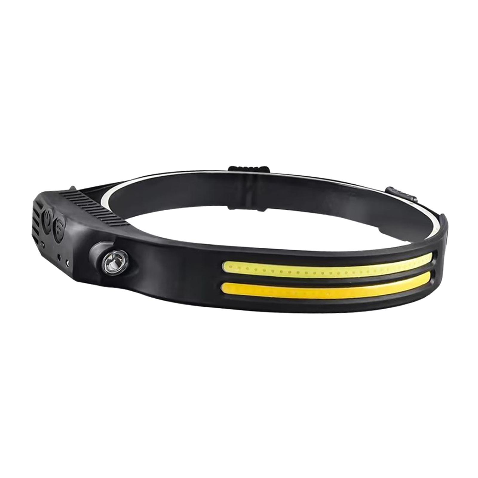 Head Light Headlight Weatherproof Head Torches, Lightweight USB Rechargeable, Head Lamps  for Camping Emergency Outdoor Hiking